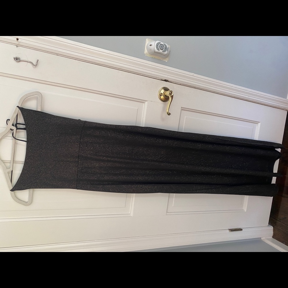Marlena Tie Maxi in Black Shimmer